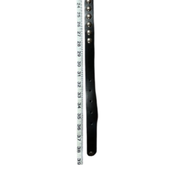 Black Studded Belt, Black Belt, Silver Studs, Punk Aesthetic